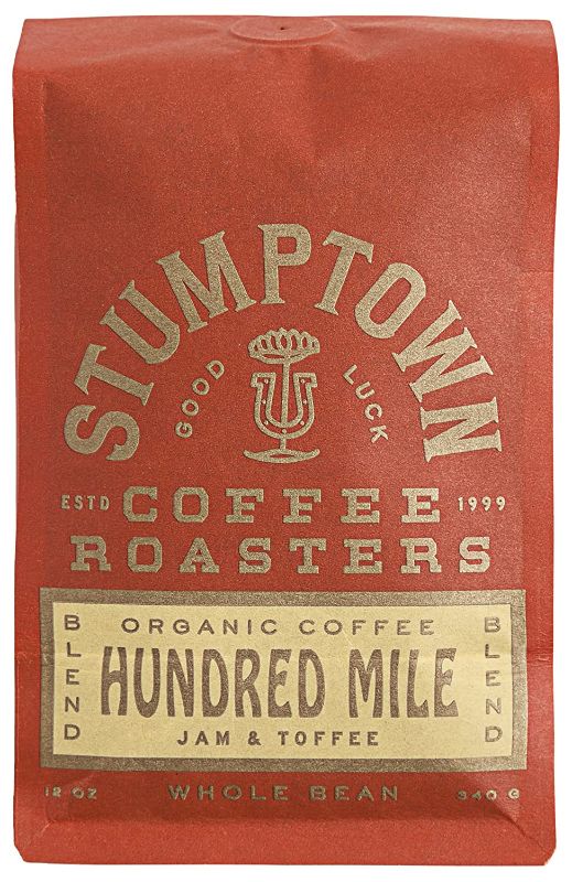 Photo 1 of (PACK OF 2) Stumptown Hundred Mile Espresso Roast Whole Bean Light Roast Coffee - 12oz (EXP 12/22/2021)