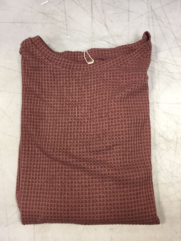 Photo 1 of DUOSTICK LONG SLEEVE SHIRT WOMENS RUST RED ( SIZE XS) 