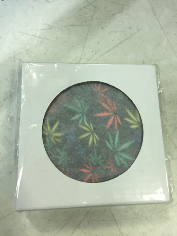 Photo 3 of XUTAI Colorful Leaves Drink Coasters Custom Cute Cool Stone Coaster Ceramic with Cork Backing 4 Pack Sets for Birthday Housewarming Room Decor Holiday Party
