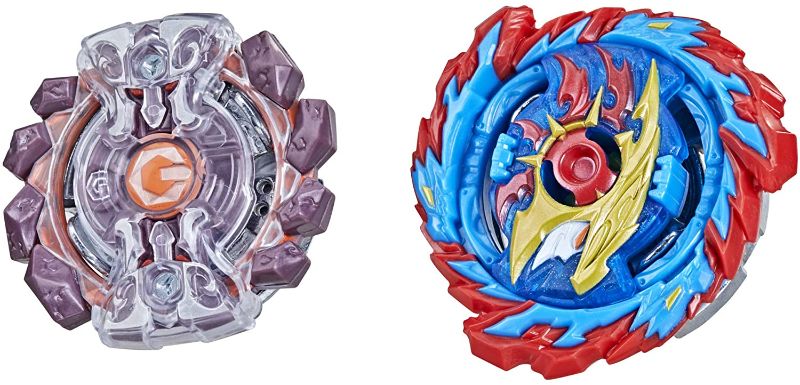 Photo 1 of BEYBLADE Burst Surge Speedstorm Mirage Helios H6 and Gaianon G6 Spinning Top Dual Pack -- 2 Battling Game Top Toy for Kids Ages 8 and Up
