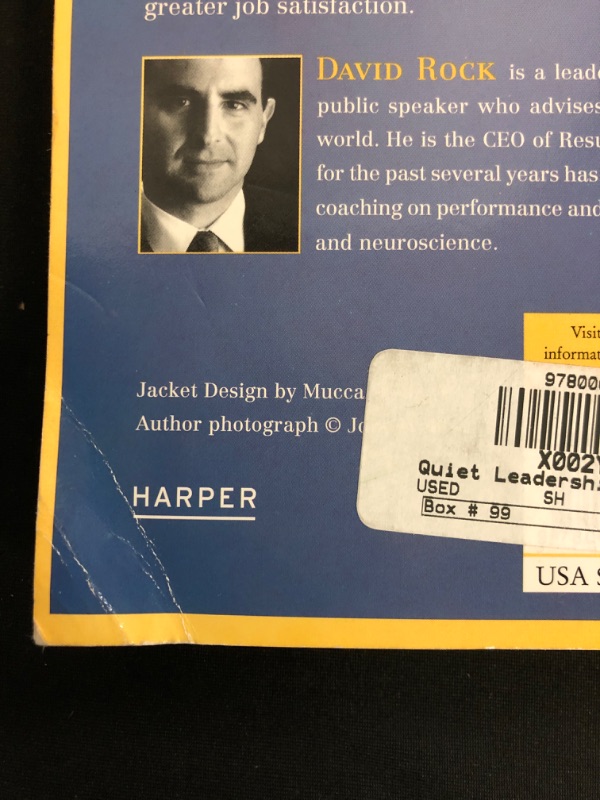 Photo 3 of 2PC LOT
Quiet Leadership: Six Steps to Transforming Performance at Work Paperback 

American Contagions: Epidemics and the Law from Smallpox to COVID-19 Hardcover
