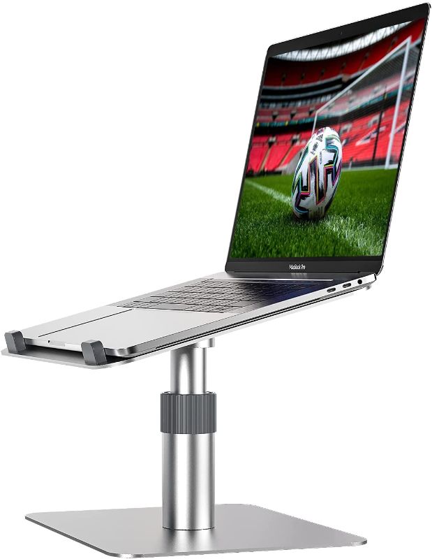 Photo 1 of Newaner Laptop Stand Height Adjustable Aluminum, Computer Stand Increase 360° Rotatable, Compatible with Notebook (10-16 inch) including MacBook Pro / Air Surface Lenovo Hp Asus Acer Dell MSI Samsung
