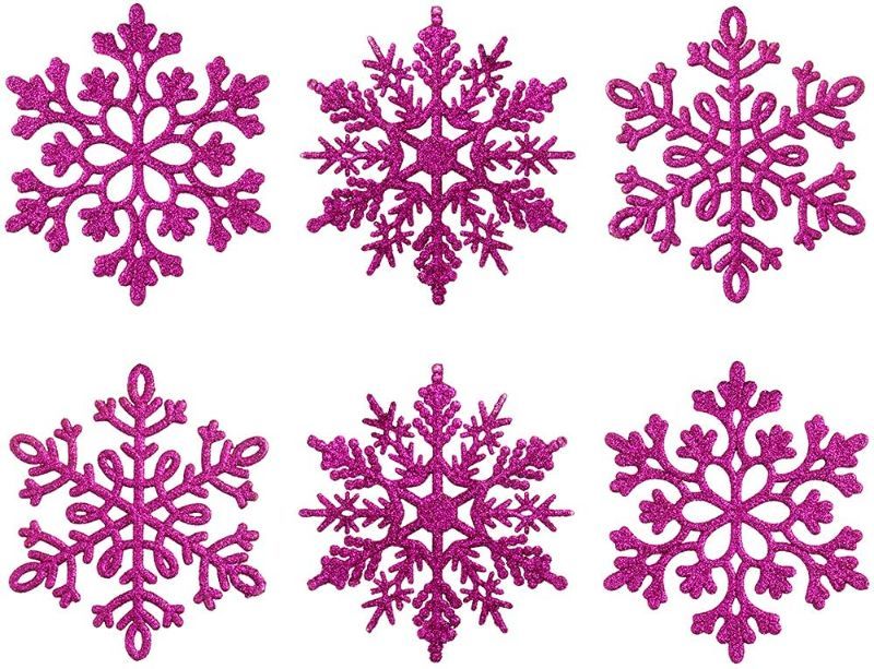 Photo 1 of XmasExp 10CM Large Glitter Snowflake Ornaments Set Christmas Tree Hanging Plastic Decoration for Xmas Party Wedding Anniversary Window Door Home Accessories (30pcs,Purple)
2 COUNT 