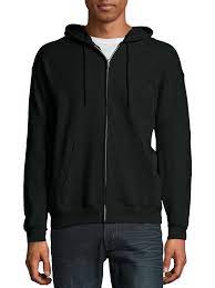 Photo 1 of Hanes Men's Full-Zip Eco-Smart Hoodie BLACK
SIZE BL