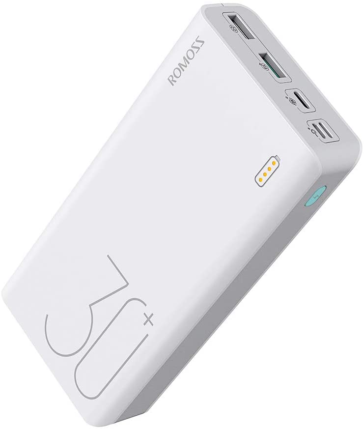 Photo 1 of ROMOSS 30000mAh Power Bank Sense 8+, 18W PD USB C Portable Charger with 3 Outputs & 3 Inputs External Battery Pack Cell Phone Charger Battery Compatible with iPhone 11, Xs Max, MacBook, iPad Pro

