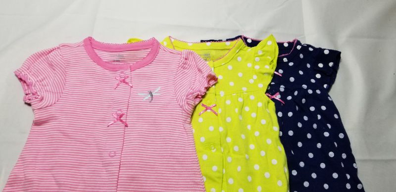 Photo 1 of Baby Girl Onesies Set of 3, 3 - 6 Months