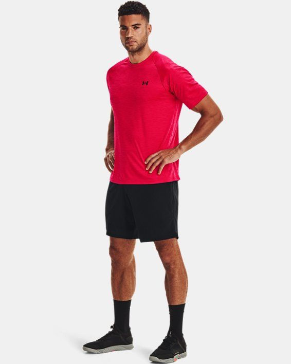 Photo 1 of Men's UA Velocity Short Sleeve, RED, LG