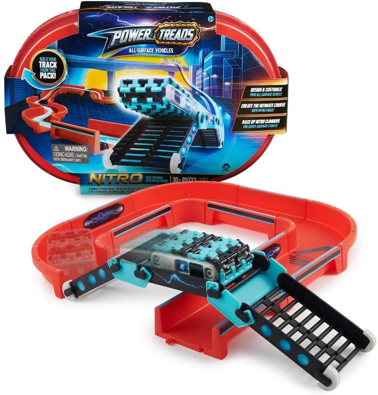 Photo 1 of Power Treads - Nitro Stunt Pack - All-Surface Toy Vehicles - 30+ Pieces
