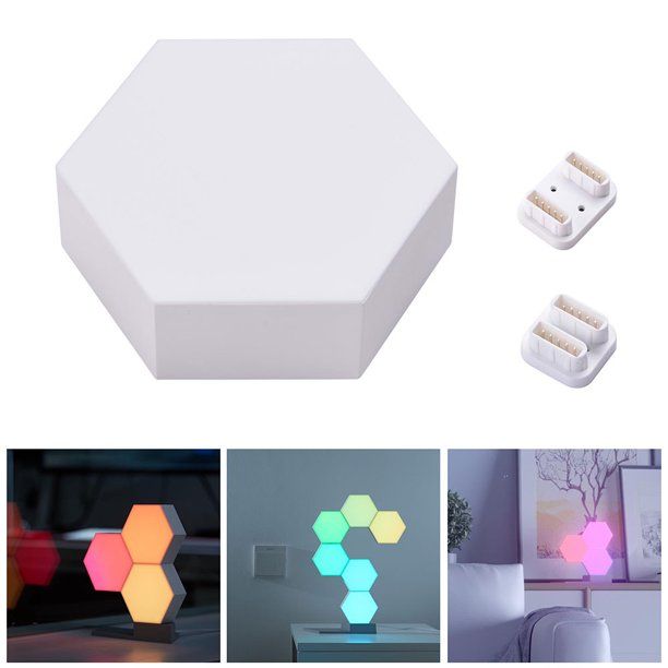 Photo 1 of  WiFi Smart LED Light Color Changing Splicing Lighting Color light Voice Control DIY Home Decoration Gift