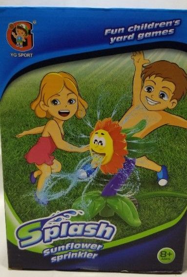 Photo 2 of Kids Sprinklers for Yard Flower Sprinkler Toy for Babies and Toddlers Outdoor Water Toys Backyard Sunflower Sprinkler Toy with Wiggle Tubes Attaches to Garden Hose