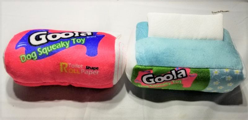 Photo 1 of Goola Dog Squeaky Toys 2 Pack Stuffed