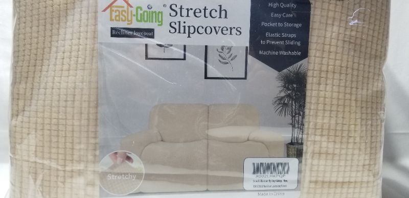 Photo 2 of 1 Piece Stretch Loveseat Cover Soft Durable Stretch Bottom Furniture Protector Pet Protector.