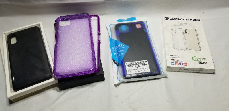 Photo 1 of ASSORTED PHONE CASES, 4 PCS