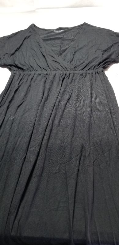 Photo 1 of Amazon Essentials Women's S/s Surplice Maxi Dress Soft Comfortable Size S - Black
