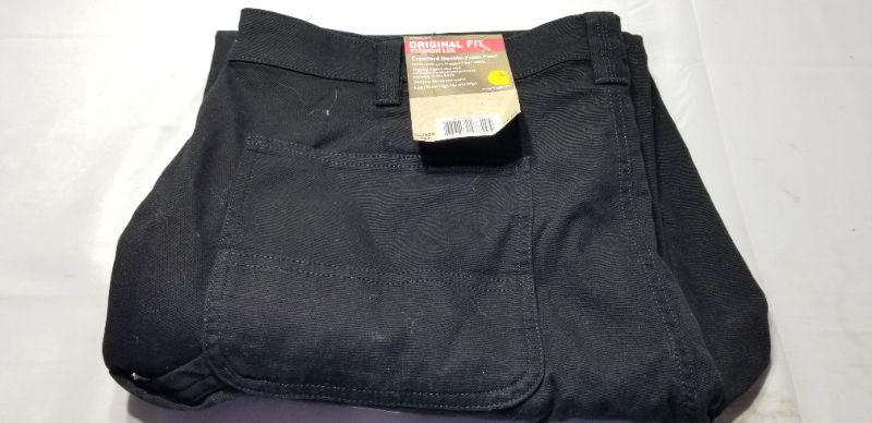 Photo 2 of Carhartt Women's Big Big & Tall Original Fit Crawford Double Front Pant, Black, 18 Tall


