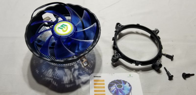 Photo 1 of CPU Cooler with Mounting Bracket for Intel Socket LGA775/LGA1150/LGA1151/LGA1155/LGA1156/LGA1356/LGA1366