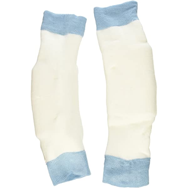 Photo 1 of ROLYAN ELBOW AND HEEL PROTECTOR WITH PAD, MED/LARGE, LIGHT BLUE AND WHITE