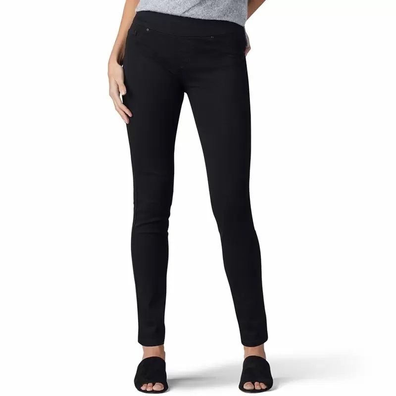 Photo 1 of  Lee Women's Sculpting Pull-On Mid-Rise Skinny Jeans,  Black, Size12 
