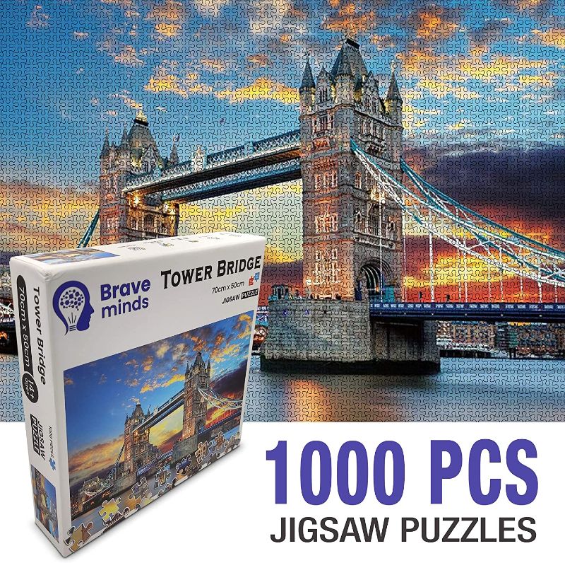 Photo 1 of Brave Minds Puzzles 1000 Piece Jigsaw Puzzles - Adult Puzzles - Puzzles 1000 Piece Puzzles - 1000 Piece Puzzles - Puzzles for Adults - Puzzles - Jigsaw Puzzles