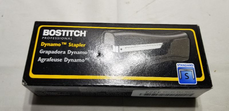 Photo 2 of Stanley Bostitch Dynamo, Vertical Stapler, Black