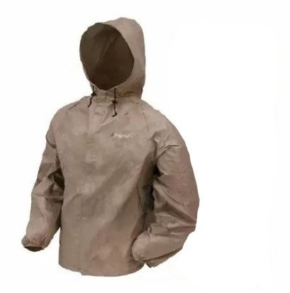Photo 1 of  Frogg Toggs Ultra-Lite2 Waterproof Breathable Rain jacket, Men's, Khaki, MEDIUM