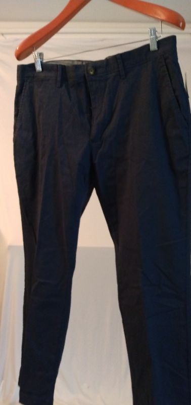 Photo 1 of  Essentials Men's Slim-fit Casual Stretch pants, Navy, Size 35w X 28l