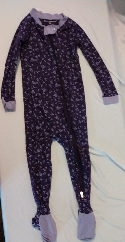 Photo 1 of BURTS BEES BABY PAJAMAS, PURPLE, 18 MONTHS