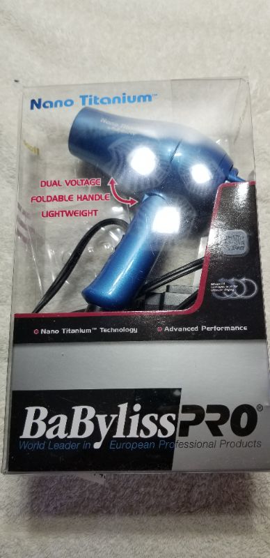 Photo 2 of BaByliss Pro® Nano Titanium™ Mid Size Hair Dryer