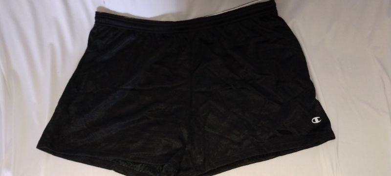 Photo 1 of CHAMPION MESH SHORTS, BLACK, XL