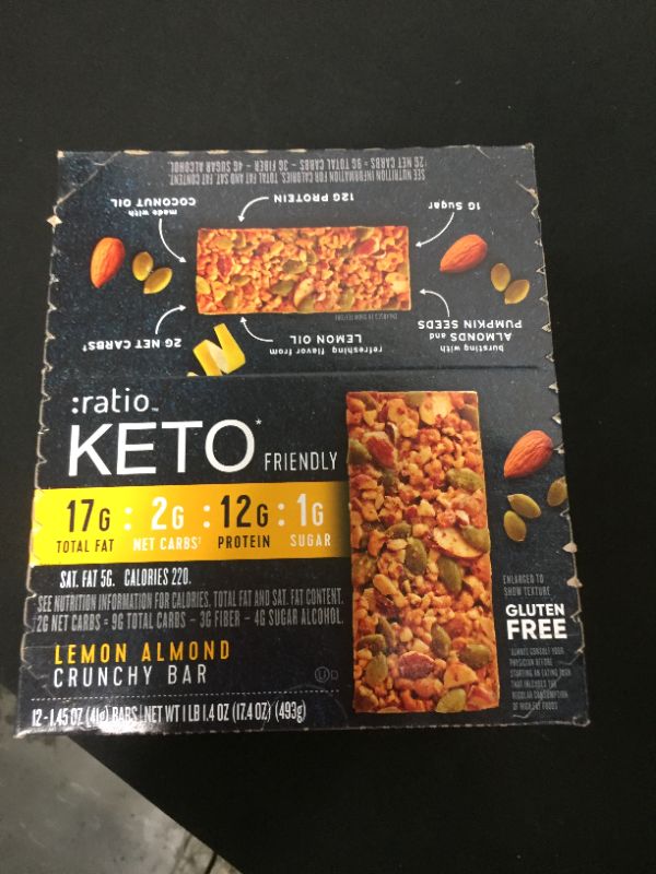 Photo 2 of :ratio KETO friendly Protein Bar