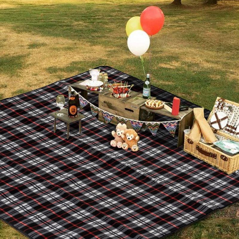 Photo 1 of hogardeck Picnic Blankets Beach Mat, 60 x 70 Extra Large Foldable Outdoor Blanket Waterproof Sand Proof Triple Layers Picnic Mat Beach, Park, Outdoor Concerts, Camping, Hiking, Travel
