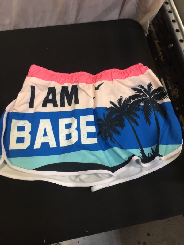 Photo 1 of COUPLES MATCHING SHORTS MULTICOLOR
WOMENS I AM BABE SHORTS SMALL AND MENS IF LOST XL