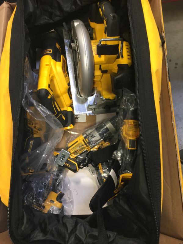 Photo 2 of DEWALT 20-Volt MAX Cordless Combo Kit (6-Tool) with (2) 20-Volt 5.0Ah Batteries