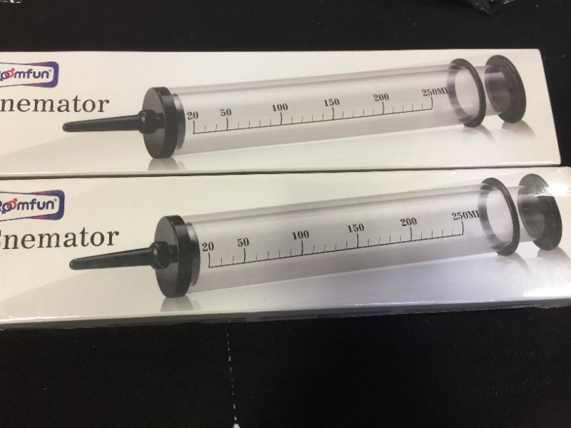 Photo 1 of 2 PACK OF Anal Douche Syringe Cleaner Enemator for Man Woman ---- FACTORY SEALED