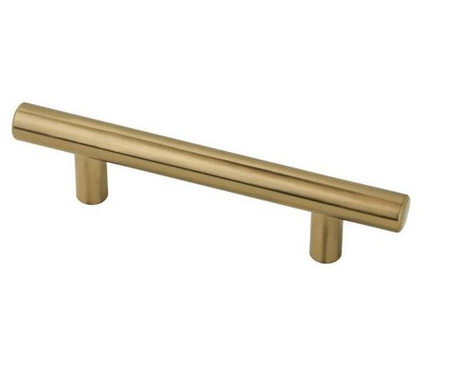 Photo 1 of 3 in. (76 mm) Center-to-Center Steel Bar Drawer Pull
