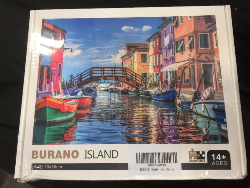 Photo 1 of BURANO ISLAND 100O PIECE PUZZLE 
