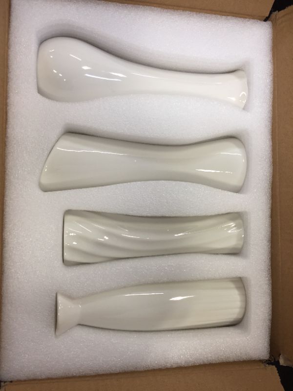 Photo 1 of  Ceramic White Vase Set