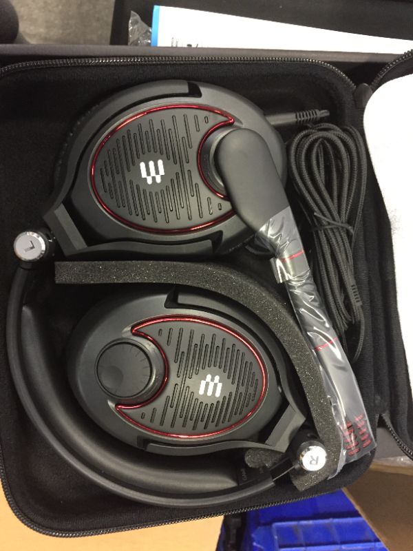 Photo 2 of GAME ZERO GAMING SERIES HEAD PHONES BLACK AND RED 