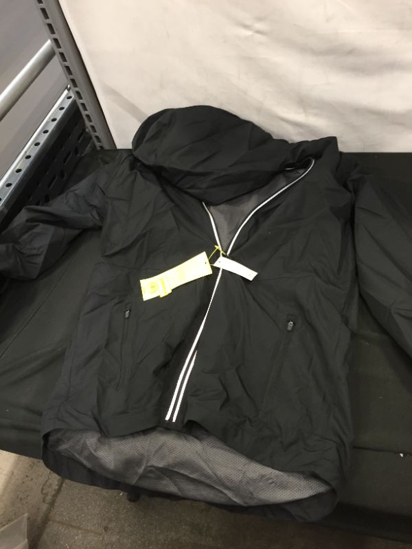 Photo 2 of Boys' Rain Jacket - All in Motion Black L
