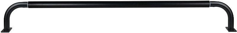 Photo 1 of 
MERIVILLE 1-Inch Diameter Wraparound Blackout Curtain Rod, 48-Inch to 84-Inch, Black Finish