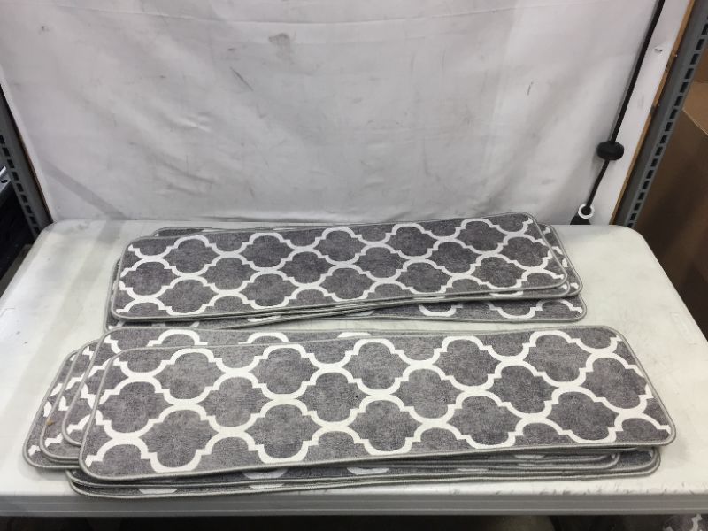 Photo 1 of 13 pcs 8 1/2 32 1/2 mats (small one)
1 31 x 31 inches (medium one)
