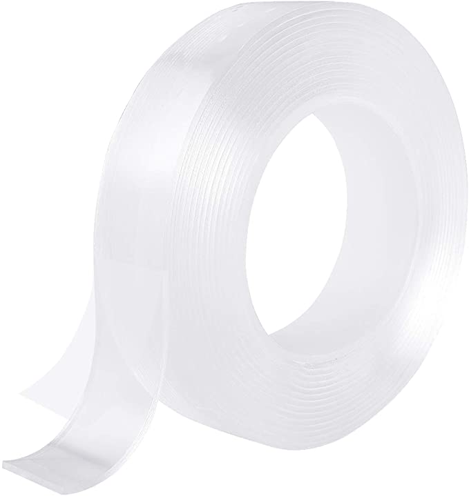 Photo 1 of 4PC LOT
Double Sided Tape Heavy Duty, Multipurpose Clear Poster Tape Wall Adhesive Strips Removable Mounting Tape, No Damage Wall Hangers Washable Tape, Ideal for Home, Artwork, DIY Project (9.85 Ft), 4 COUNT