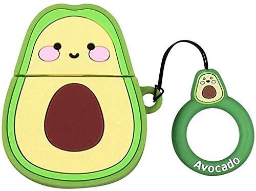 Photo 1 of 2PC LOT
Xuyoz Airpods Case Cover, Cute 3D Cartoon Silicone Airpods Protective Skin Case with Keychain for Girls Women Men Compatible with Airpods Charging Case 1& 2? Avocado, 2 COUNT 