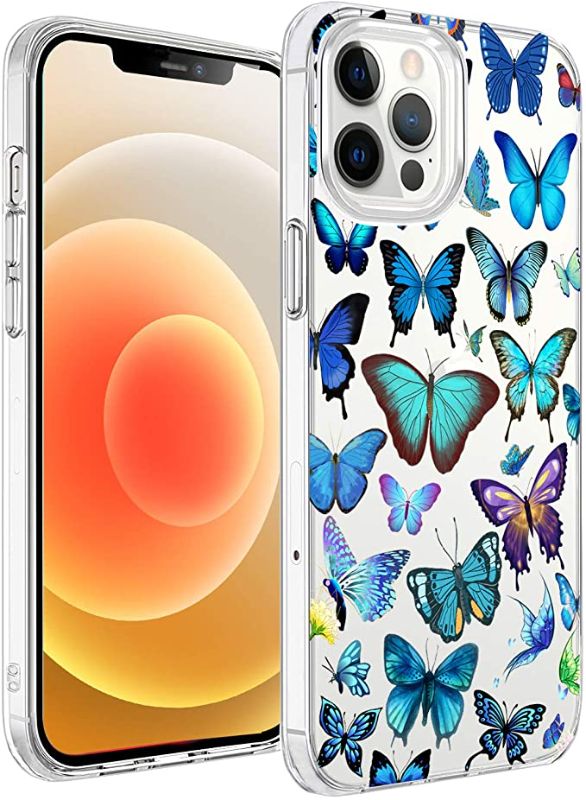 Photo 1 of 2PC LOT
Unov Case Compatible with iPhone 12 iPhone 12 Pro Case Clear with Design Slim Protective Soft TPU Bumper Embossed Pattern 6.1 Inch (Butterfly Wonderland), 2 COUNT