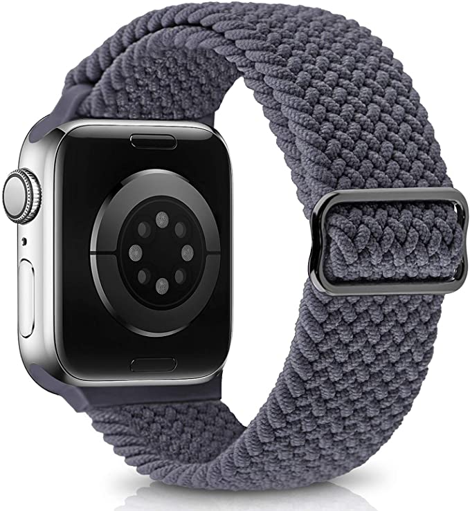 Photo 1 of 2PC LOT
Adjustable Braided Sport Elastics Bands Compatible with Apple Watch Bands 38mm 40mm Women Men, Streatch Solo Loop Strap Compatible for iWatch Series 6 5 4 3 2 1 SE, 2 COUNT