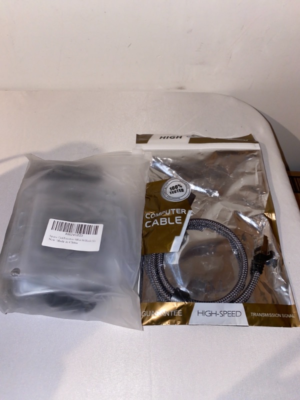 Photo 1 of 2PC LOT
Short Ethernet Extension Cable 1.5FT?Aluminum Alloy+HighSpeed?,Snowkids Cat6 Extension Adapter 100Mbps,RJ45 Cords Shielded Male to Female Connector

Card Protectors Sleeves 12 Pack with Black Breakaway Lanyards 4X3 Record Case Clear Plastic Holder