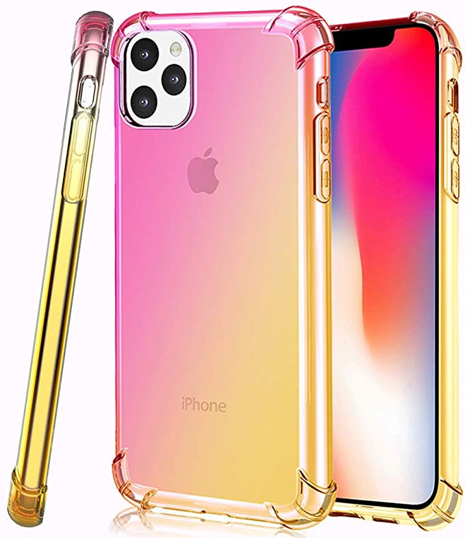 Photo 1 of 2PC LOT
Ueokeird iPhone 11 Pro Case, Clear Cute Gradient iPhone 11 Pro Phone Case Slim Anti Scratch Flexible TPU Cover Reinforced Corners Shockproof Protective Case for iPhone 11 Pro 5.8 inch (Pink/Gold

iPhone 12 Pro Max Case for Women, Anynve Clear Crys