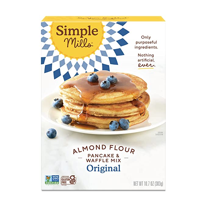 Photo 1 of 3PC LOT
Simple Mills Almond Flour Pancake Mix & Waffle Mix, Gluten Free, Made with whole foods, (Packaging May Vary), 2 COUNT, EXP 10/15/2021

Grey Poupon Country Dijon Coarse Ground Mustard (8 oz Jar), EXP UNKNOWN
