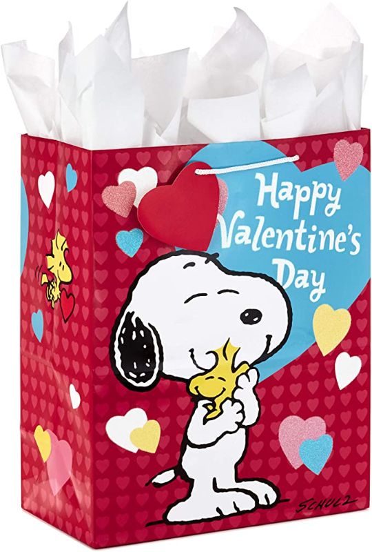 Photo 1 of 3PC LOT
Hallmark 13" Large Peanuts Valentine’s Day Gift Bag with Tissue Paper (Snoopy

Compatible with Apple Watch Bands 38mm 40mm 42mm 44mm for Women Men, Adepoy Soft Silicone Narrow Slim Replacement Sport Wristbands for iWatch Series 6 5 4 3 2 1 SE (42m