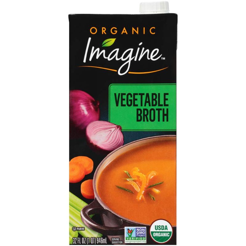 Photo 1 of 3PC LOT
Imagine Foods, Organic Vegetable Broth, 32 Fl Oz, EXP 10/10/2021

Foodstirs Junk-Free Bakery Organic Chocolate Lovers Brownie Baking Mix, 12.55 Oz | Non-GMO | Low Sugar, EXP 03/14/2022

Gold Little Cutie Cupcake Toppers for Hey Cutie Celebrating B